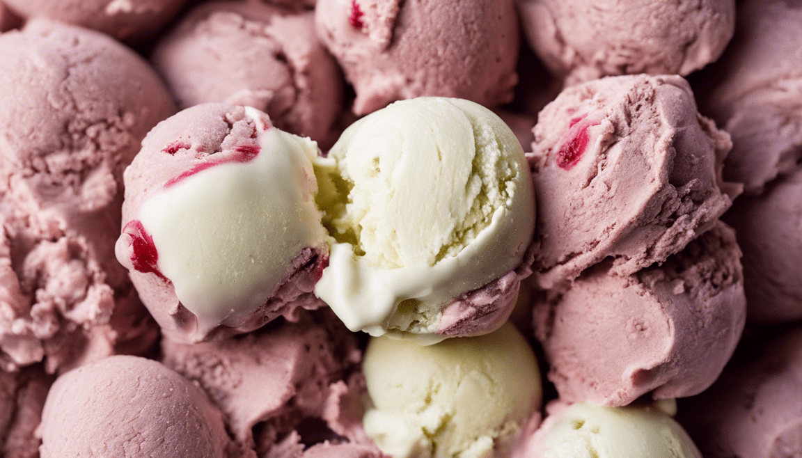 Indulge in the Creamy Sweetness of White Cherry Gelato