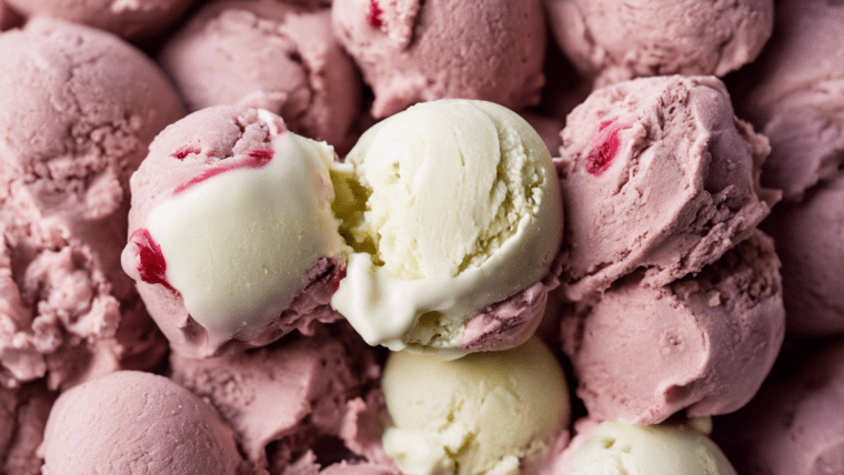 Indulge in the Creamy Sweetness of White Cherry Gelato