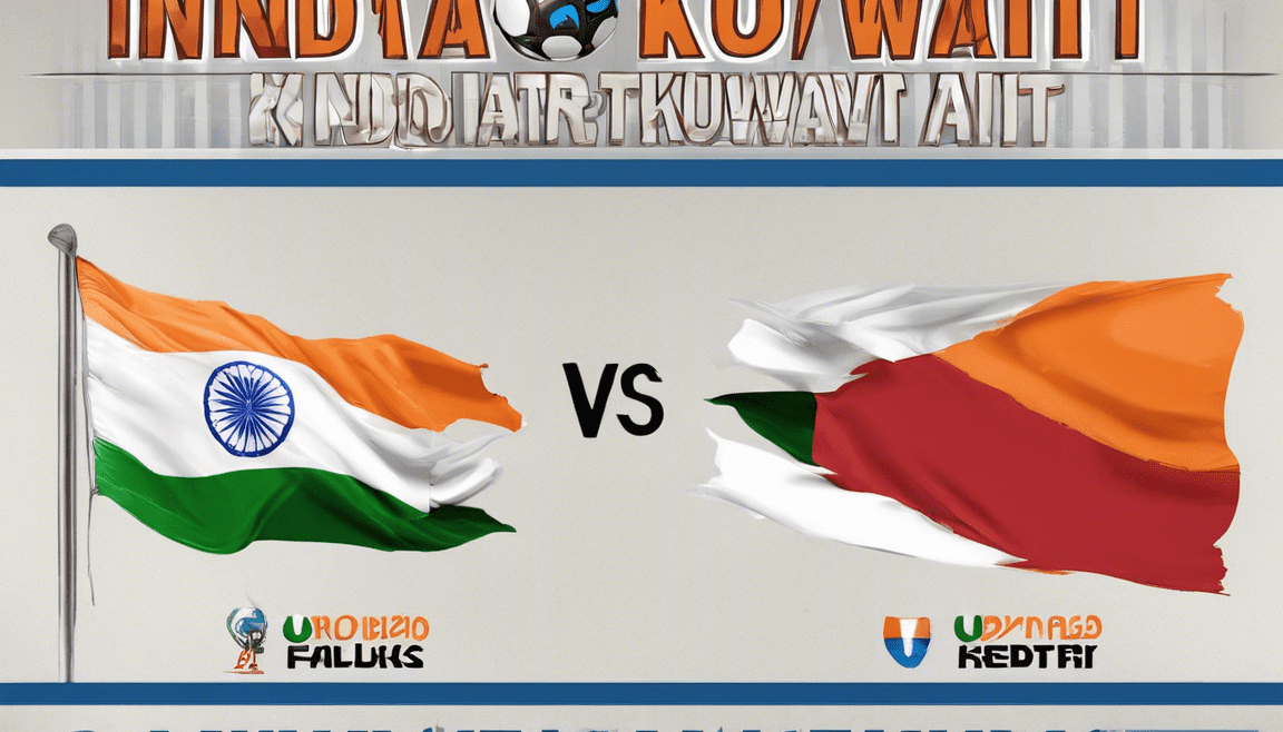 Get Your India vs Kuwait Football Tickets Now!