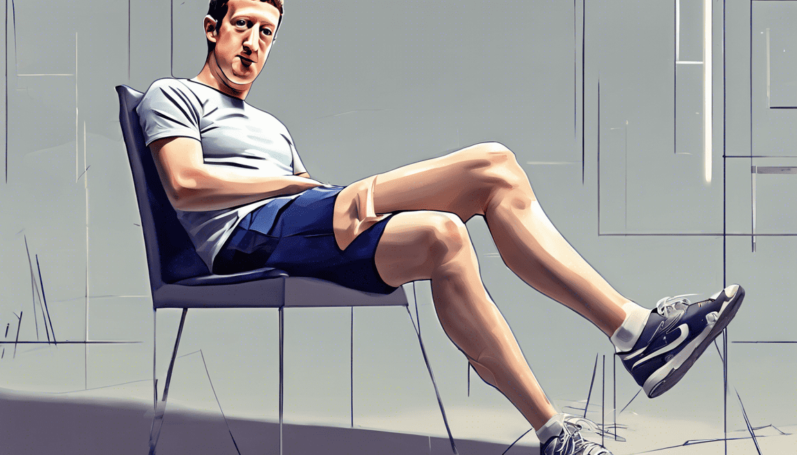 Mark Zuckerberg Sustains Knee Injury